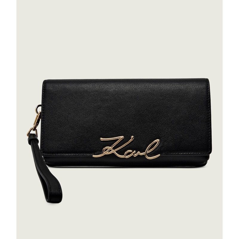 Karl Lagerfeld Kožený peněženka k/signature