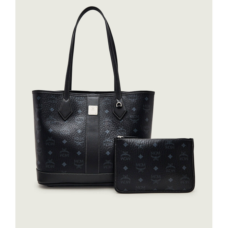 MCM Kožená kabelka shopper + váček LIZ 115611738