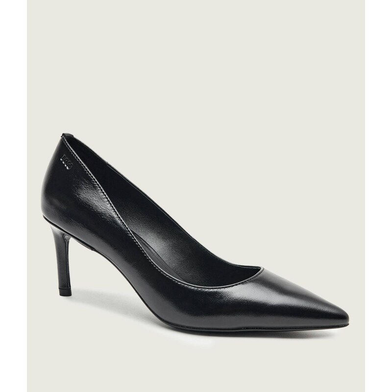 BOSS BLACK Kožené lodičky Gracey_Pump70_NA
