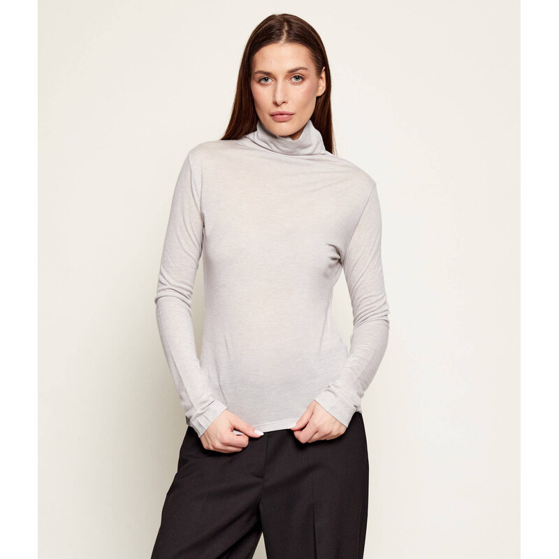 BOSS BLACK Polorolák Elavu | Slim Fit | s příměsí vlny