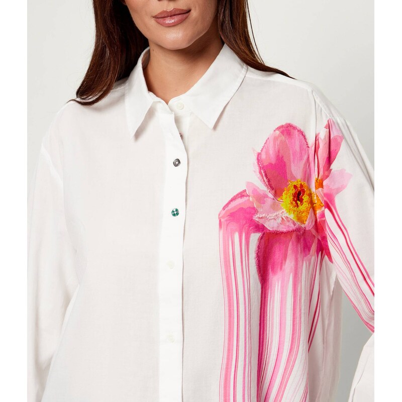 Desigual Košile GLOSS | Oversize fit