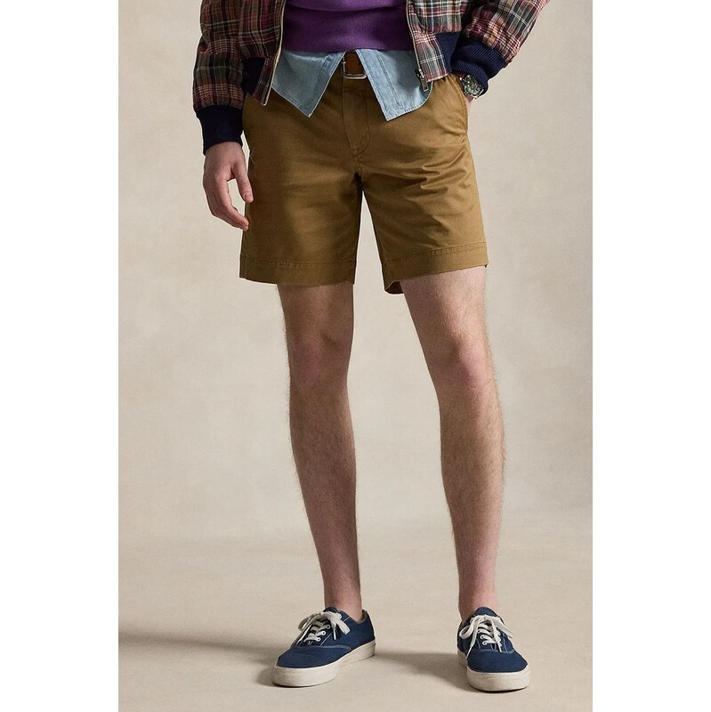 Polo Ralph Lauren chino šortky pánské bavlněné s elastanem