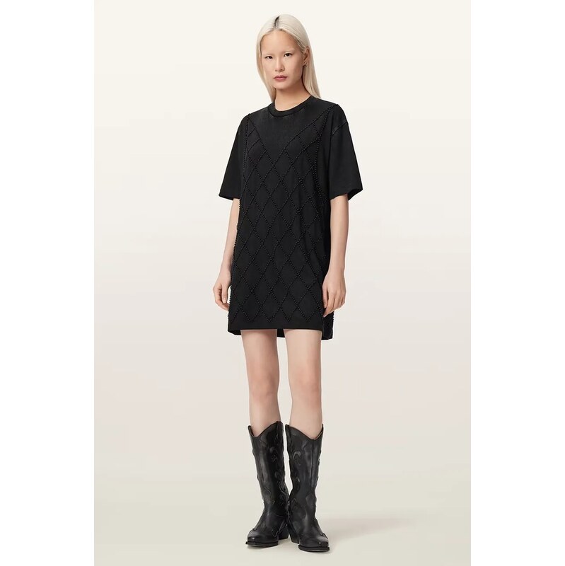 AllSaints šaty oversize bavlněné DARCY 115645331