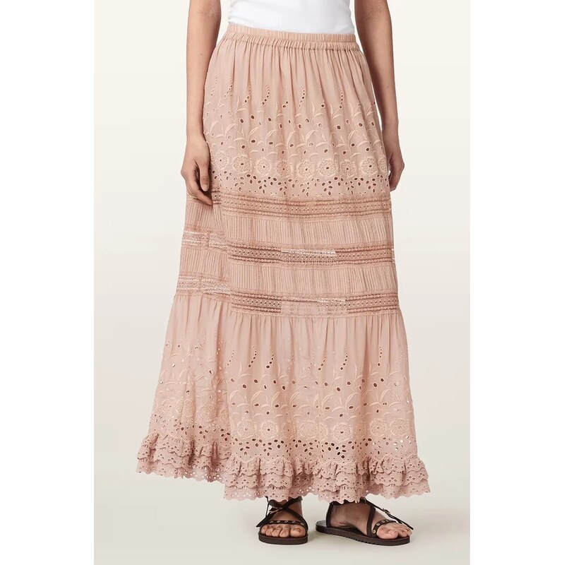 AllSaints sukně s viskózou CAMILLE 115645325