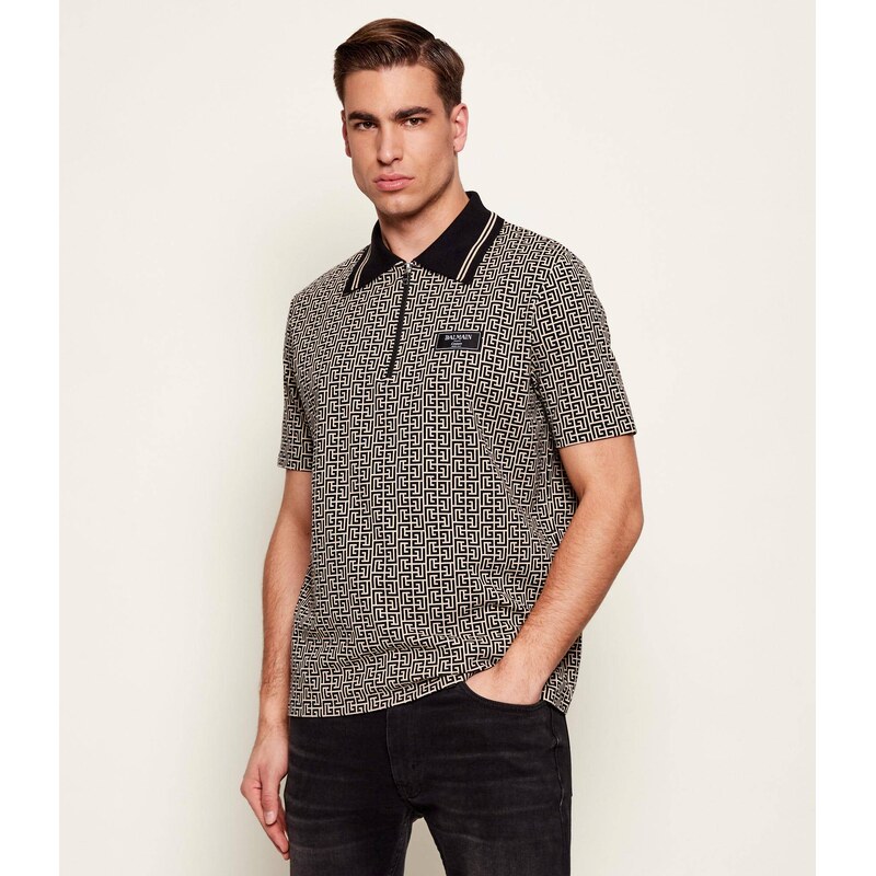 Balmain černé polokošile v regular fit