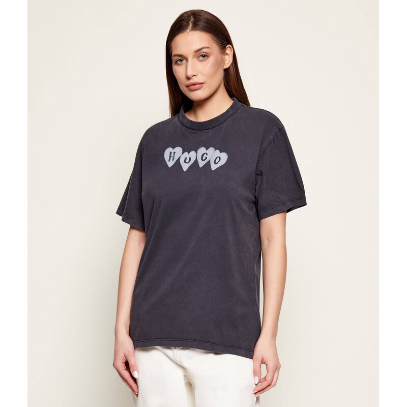 HUGO Tričko Vintage Tee_22 | Relaxed fit