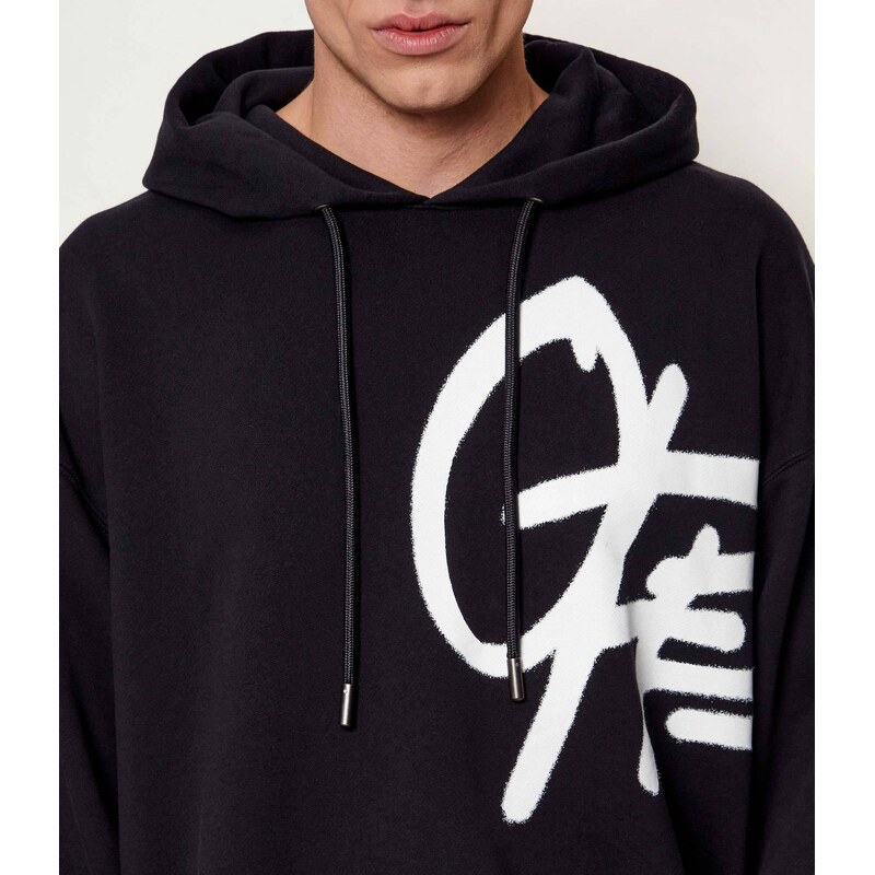 OFF-WHITE Mikina Spray Logo | Loose fit