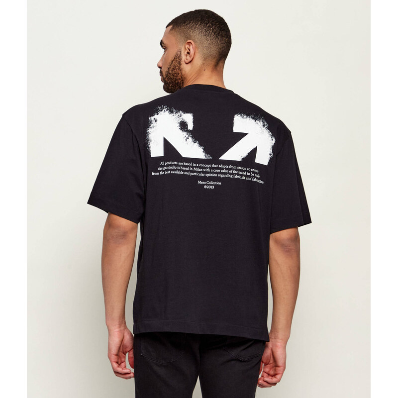 OFF-WHITE Tričko HALF ARROWS | Relaxed fit
