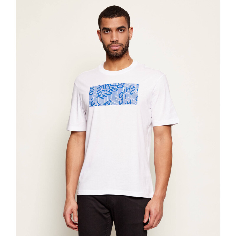 Hugo Blue Tričko Nierofix | regular fit