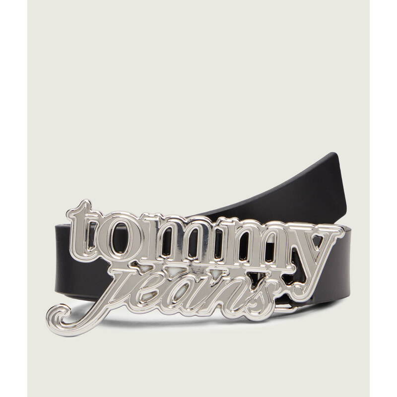 Tommy Jeans Kožený pásek SCRIPT BOLD 3.0 111175122