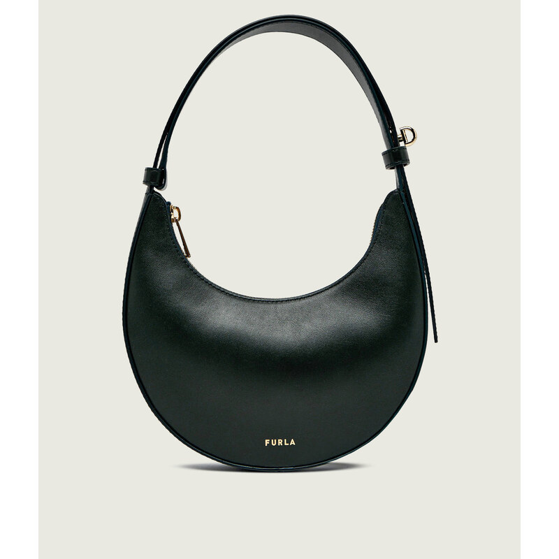 Furla Kožené hobo kabelka Furla Delizia Mini 111146259