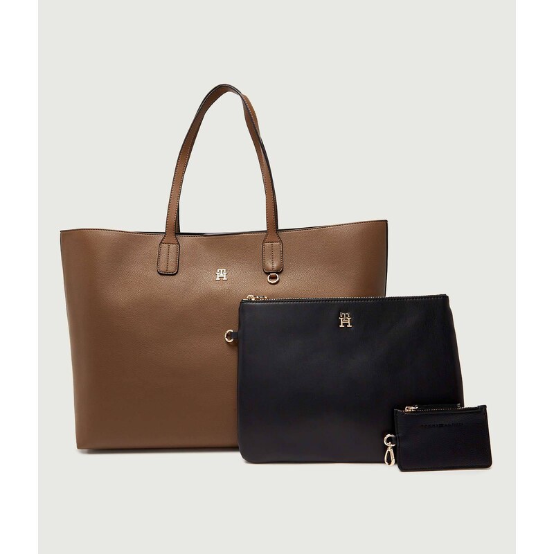 Tommy Hilfiger Shoper kabelka + přihrádky TH ICON