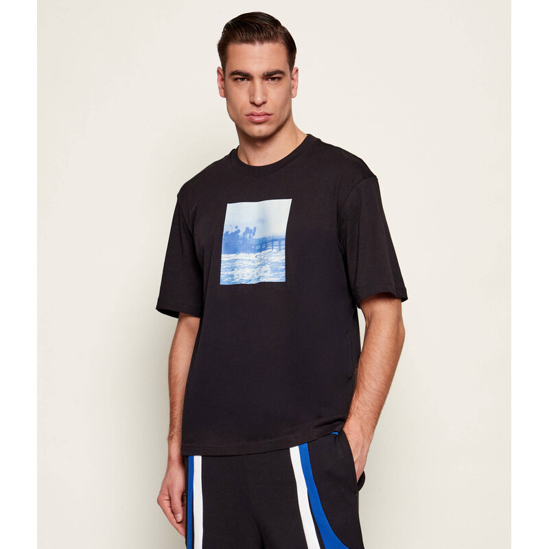 Hugo Blue Tričko Nierofix | regular fit