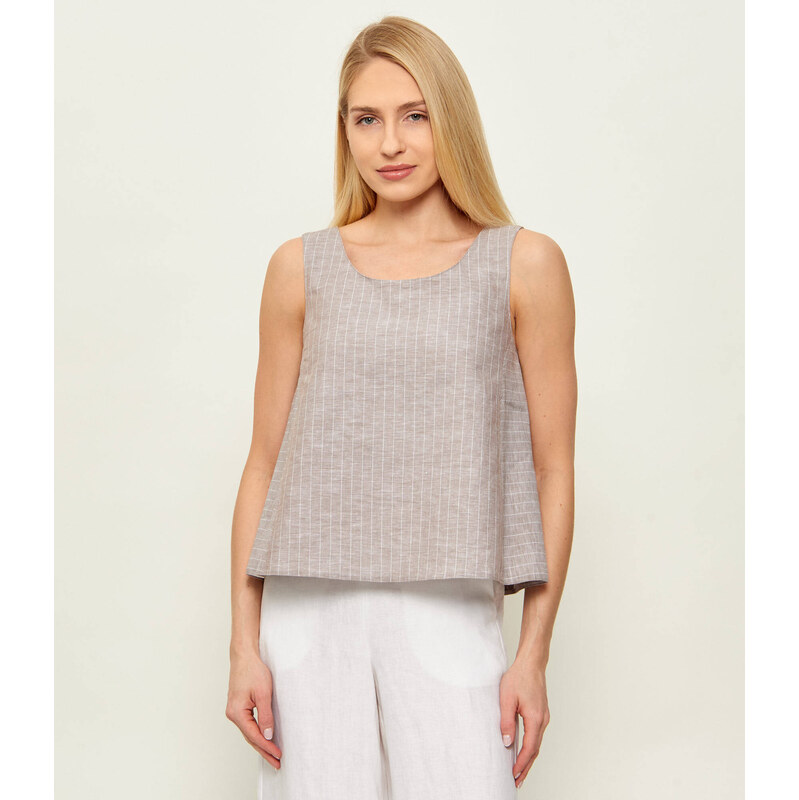 MM Lněný top MMLCALIGA | Loose fit 113290084