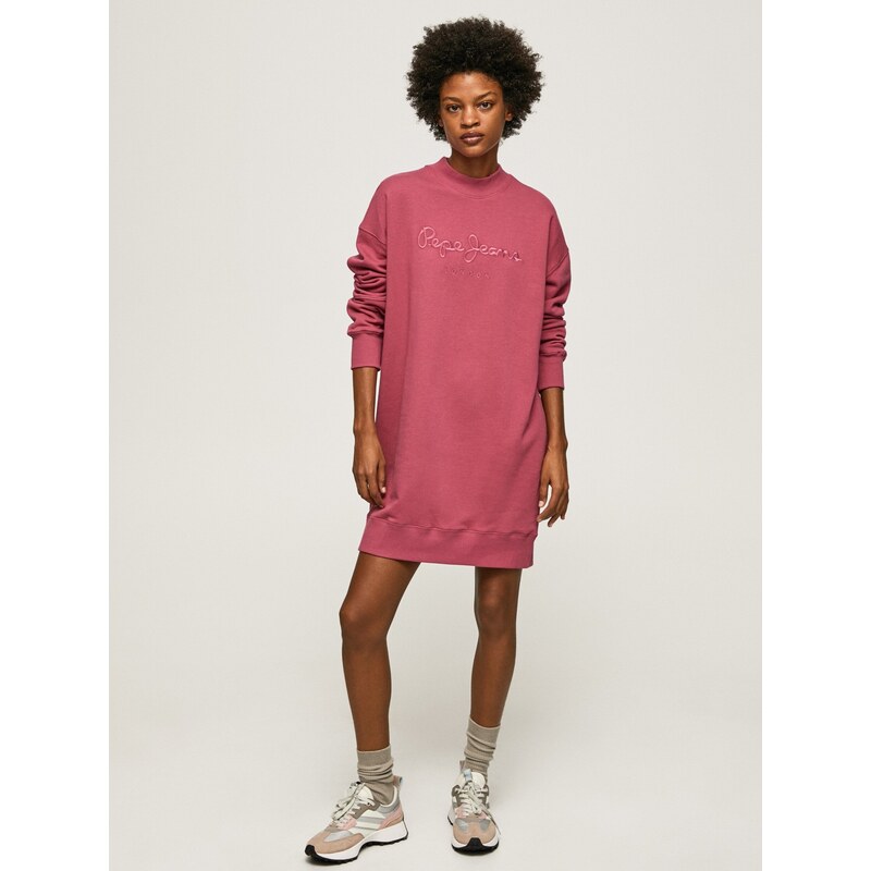 Pepe Jeans dámské růžové šaty Lexie 115644560