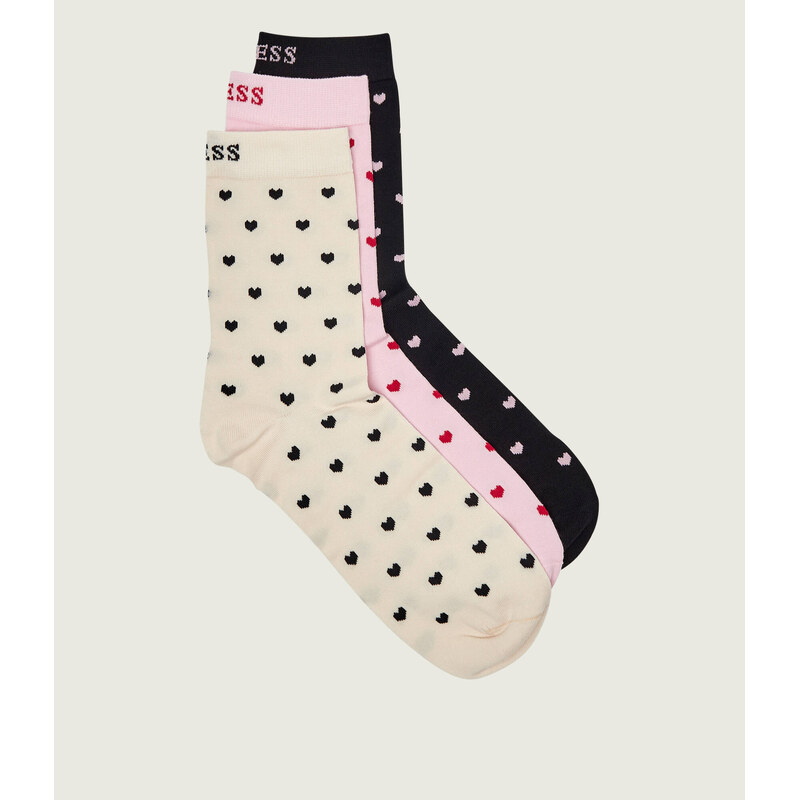 Guess Underwear Ponožky 3-pack HEART