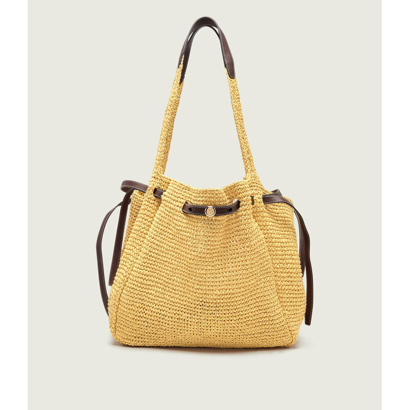 TORY BURCH Kabelka shopper Romy s přídavkem kůže 115374578