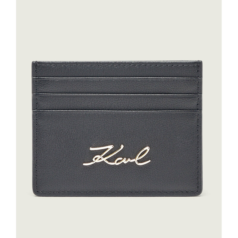 Karl Lagerfeld Kožené pouzdro na karty K/signature 110976877