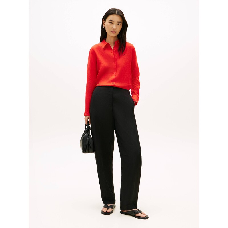 Tommy Hilfiger Lněná košile | Relaxed fit