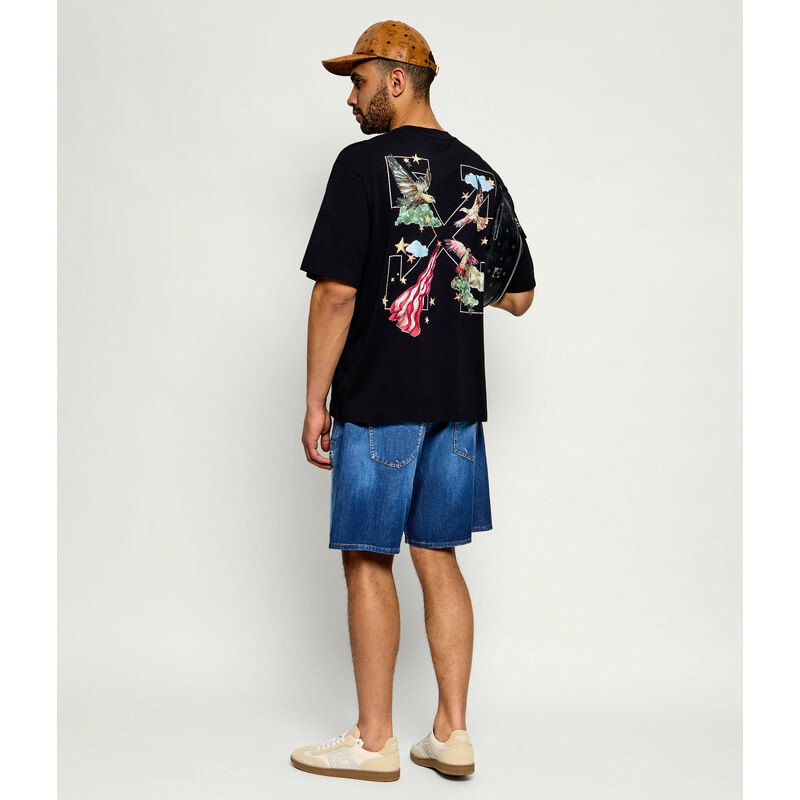 OFF-WHITE Tričko PALACE ARROW SKATE | Relaxed fit