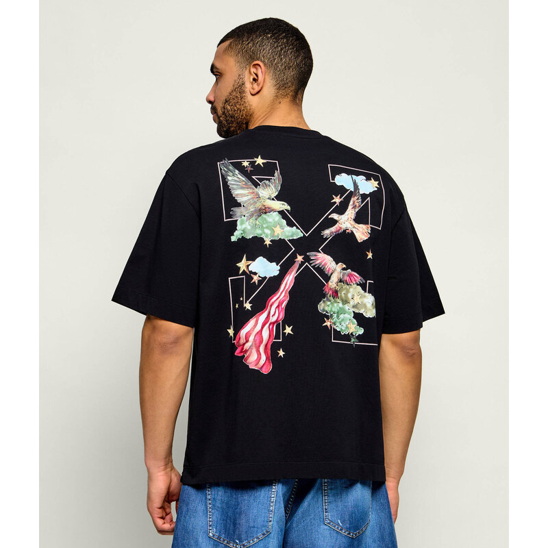 OFF-WHITE Tričko PALACE ARROW SKATE | Relaxed fit