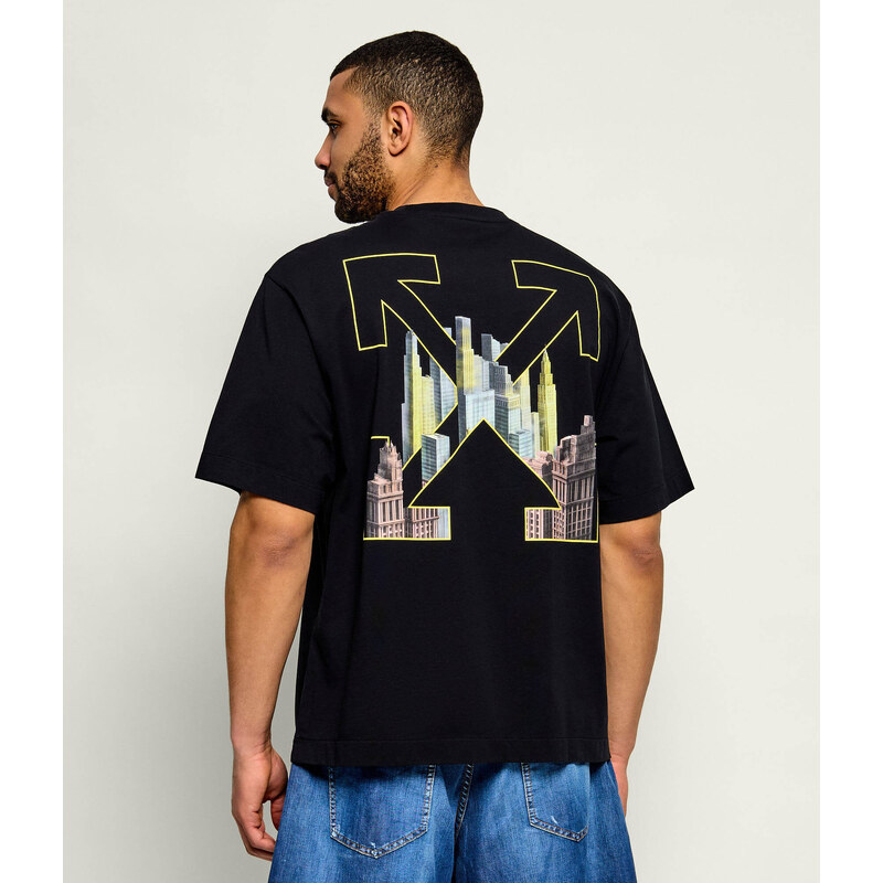 OFF-WHITE Tričko DREAM ARROW SKATE | Relaxed fit