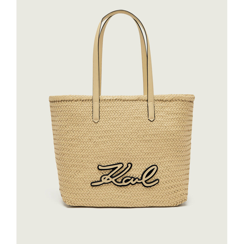 Karl Lagerfeld Kožená kabelka shopper K/signature