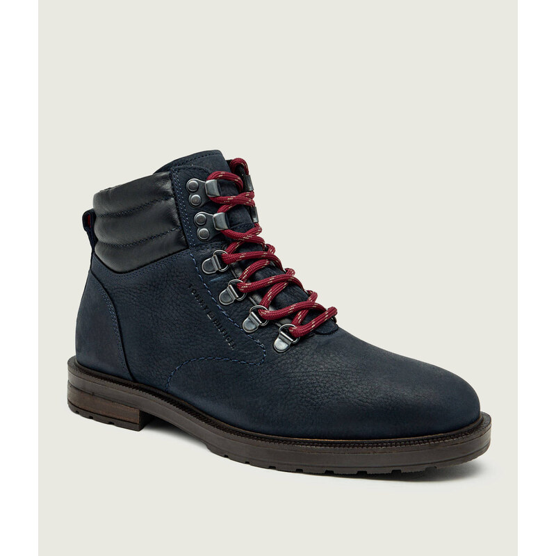 Tommy Hilfiger Kožené vysoké boty