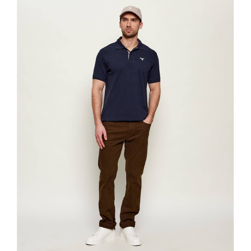 Barbour Polokošile Tartan | Slim Fit | pique