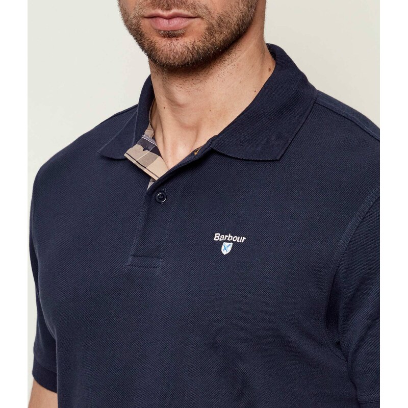 Barbour Polokošile Tartan | Slim Fit | pique