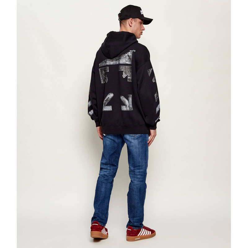OFF-WHITE Mikina METAL ARROW | Relaxed fit