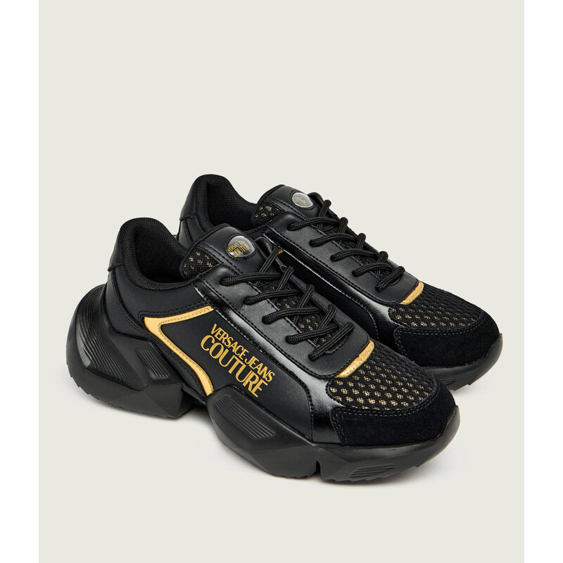 Versace Jeans Couture Kožené tenisky FONDO GRAVITY DIS. SU3 | semiš