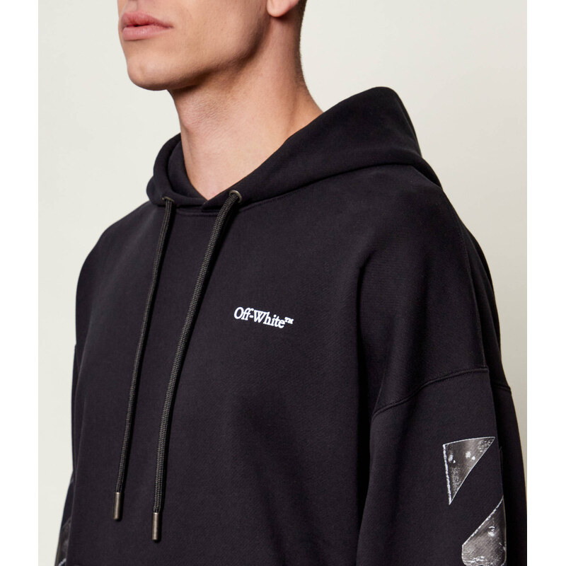 OFF-WHITE Mikina METAL ARROW | Relaxed fit