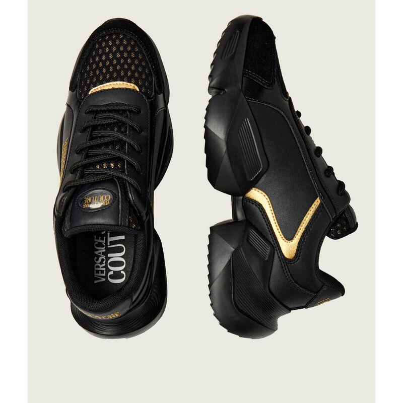 Versace Jeans Couture Kožené tenisky FONDO GRAVITY DIS. SU3 | semiš