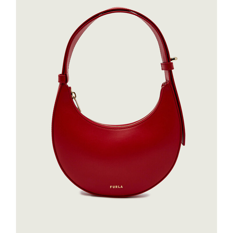 Furla Kožené hobo kabelka Furla Delizia Mini 110758415