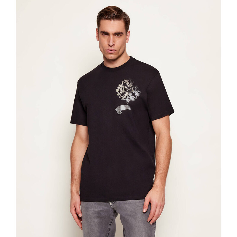Philipp Plein Tričko Destroyed Crest | regular fit