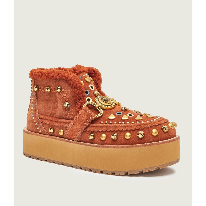 Kurt Geiger Sněhule MANSION | semiš | shearling