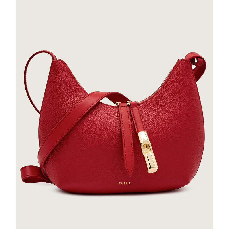 Furla Kožená kabelka na rameno FURLA GOCCIA S