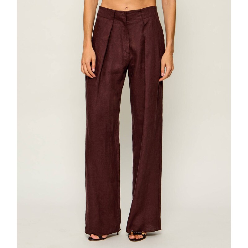 Marella Lněné kalhoty MLLRETE | Relaxed fit 115367902