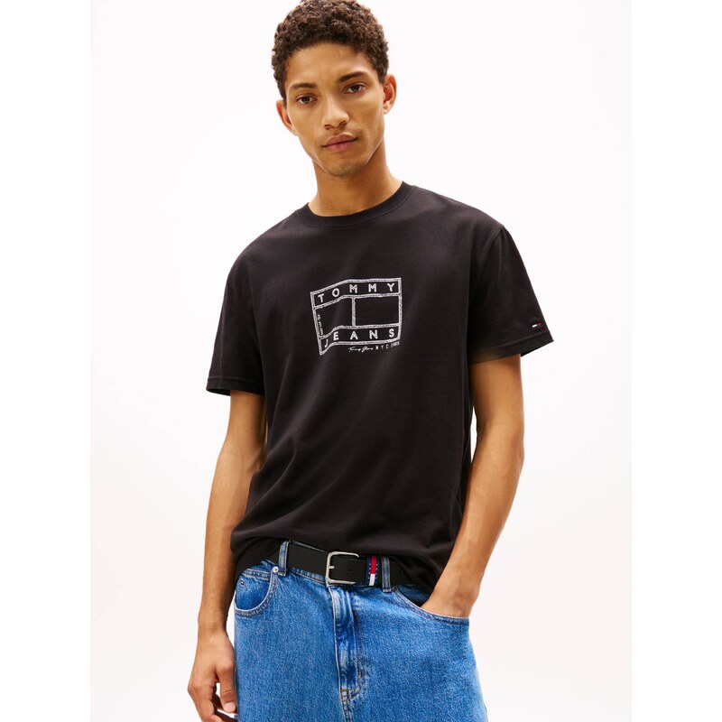 Tommy Jeans Tričko CENTER | regular fit