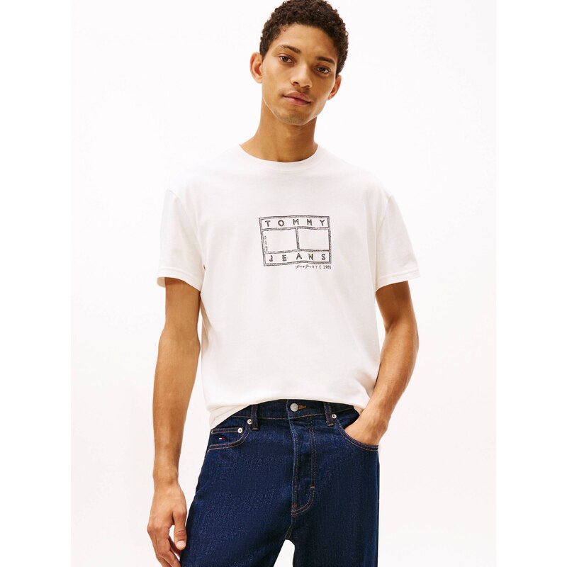 Tommy Jeans Tričko CENTER | regular fit