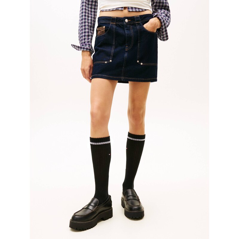 Tommy Jeans Džínová sukně EI6050