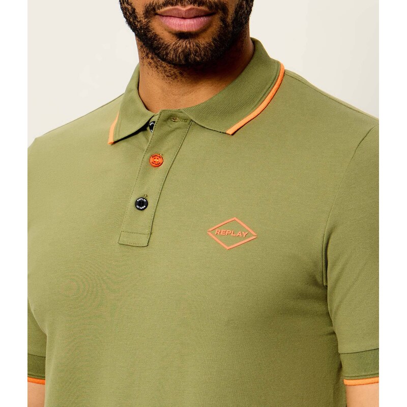 Replay Polokošile | regular fit | stretch pique