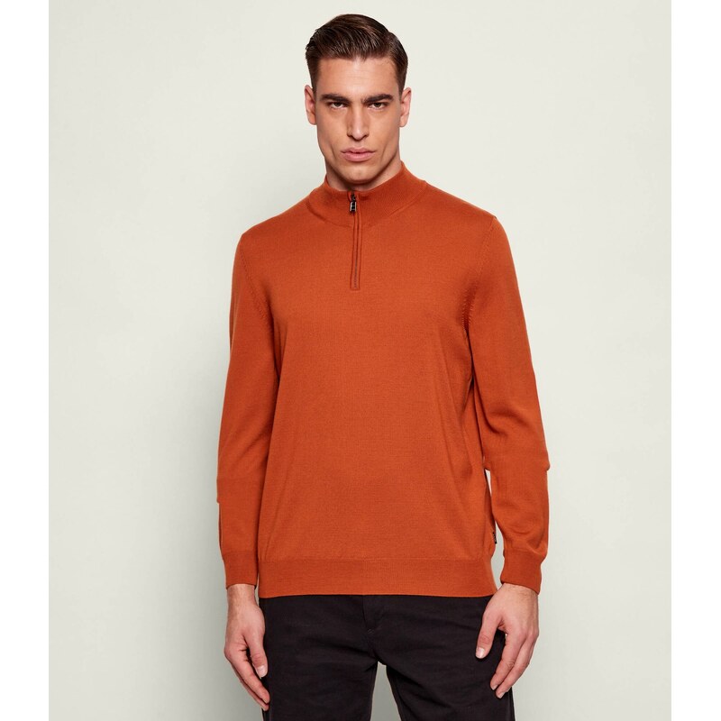 BOSS BLACK Vlněný svetr Ebenji | regular fit