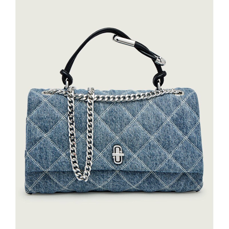 Marc Jacobs Kabelka na rameno The Quilted Denim Dual Convertible s 110586071
