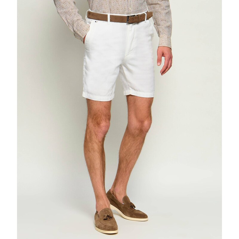 BOSS BLACK Lněné šortky chino Kane | regular fit