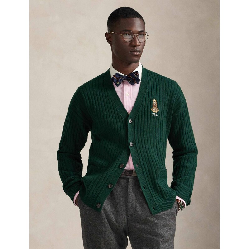 POLO RALPH LAUREN Vlněný kardigan | Relaxed fit