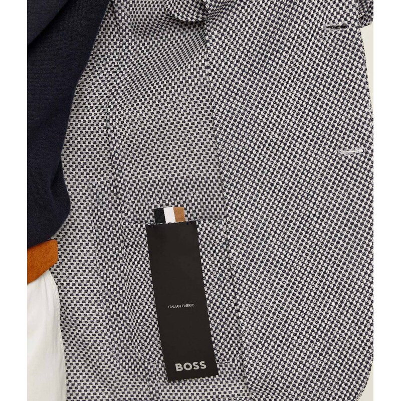 BOSS BLACK Sako C-Hanry-262 | Slim Fit přidáním lnu