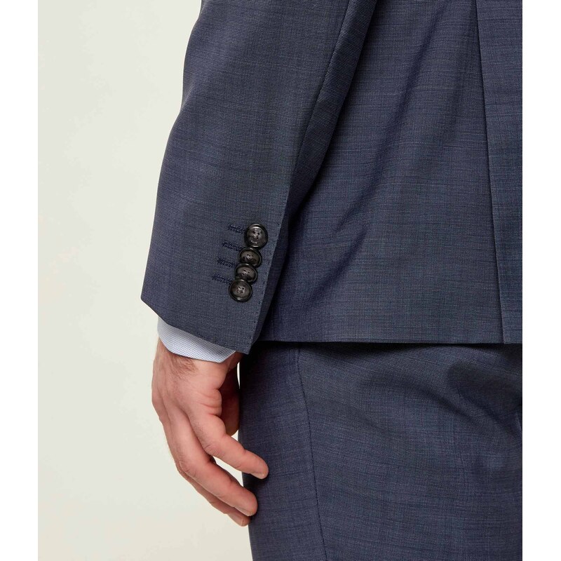 BOSS BLACK Vlněný oblek H-Huge-2Pcs-253 | Slim Fit