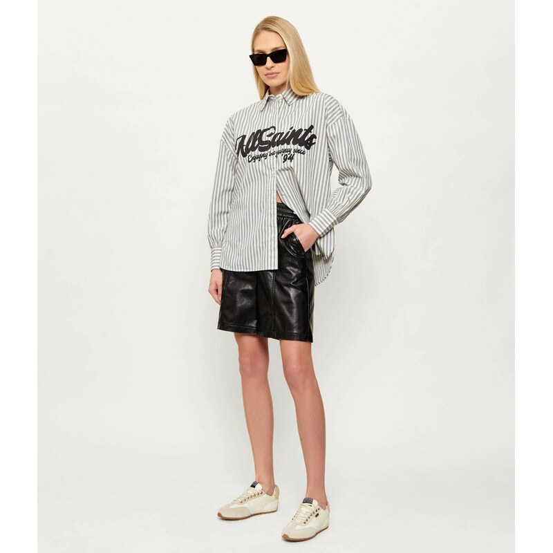 AllSaints Kožené tenisky LIAM | semiš